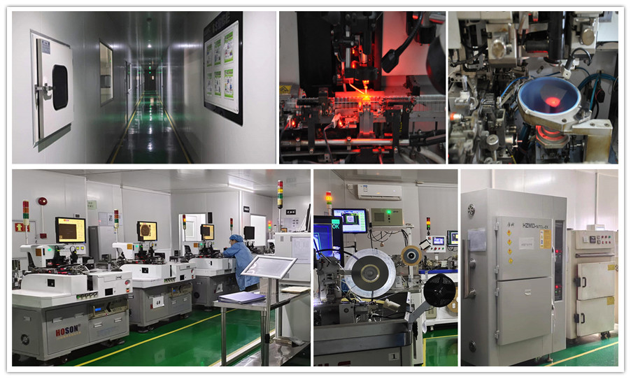 Dongguan Lanjin Optoelectronics Co., Ltd. ligne de production en usine