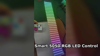 Bande LED adressable IC intégrée 5050 RVB personnalisée