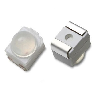 3528 SMD LED dome lentille 60 degrés souper rouge brillant diode à puce LED 2000mcd pour feu de circulation
