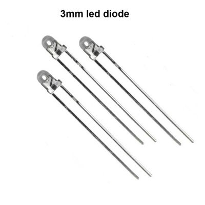 1050nm F3 LED à infrarouge lointain Dissipation de chaleur, détecteur de réflexion 3mm IR LED