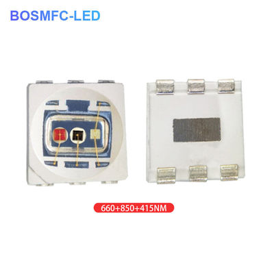 1.5W 5050 SMD LED Chip 660nm + 850nm + 415nm Pour la cosmétologie médicale LED soulager la douleur