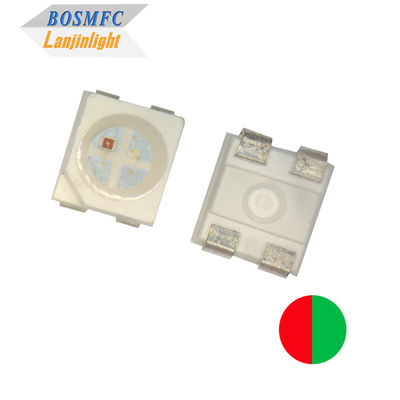 RoHS 20mA LED Bi couleur SMD 3528 Lumière rouge et verte Pour les bandes LED