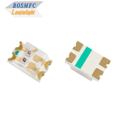 Bi couleur SMD LED 0805 rouge et bleu deux couleurs 0.06W puces Ultra Bright
