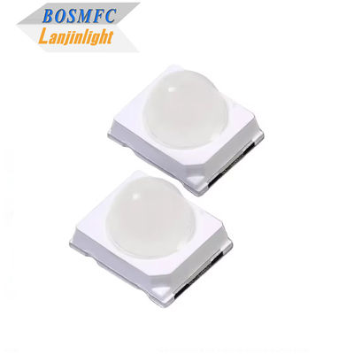 0.2w 60mA Haute luminosité 20 000mcd Vert 2835 SMD LED 30 degrés Diode de lentille à dôme pour feux de circulation