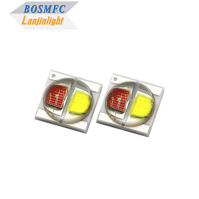 2W 3535 SMD LED Dome Lens 30 degrés Bi Couleur Rouge Et Blanc 350mA Diode LED à haute luminosité
