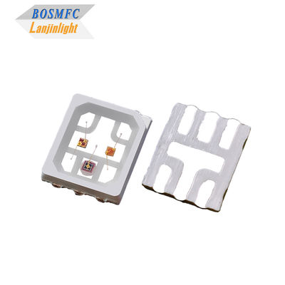 LED SMD 2835 tricolore rouge 660nm + bleu 460nm + IR 830nm à puce combinée pour luminothérapie et lumière faciale