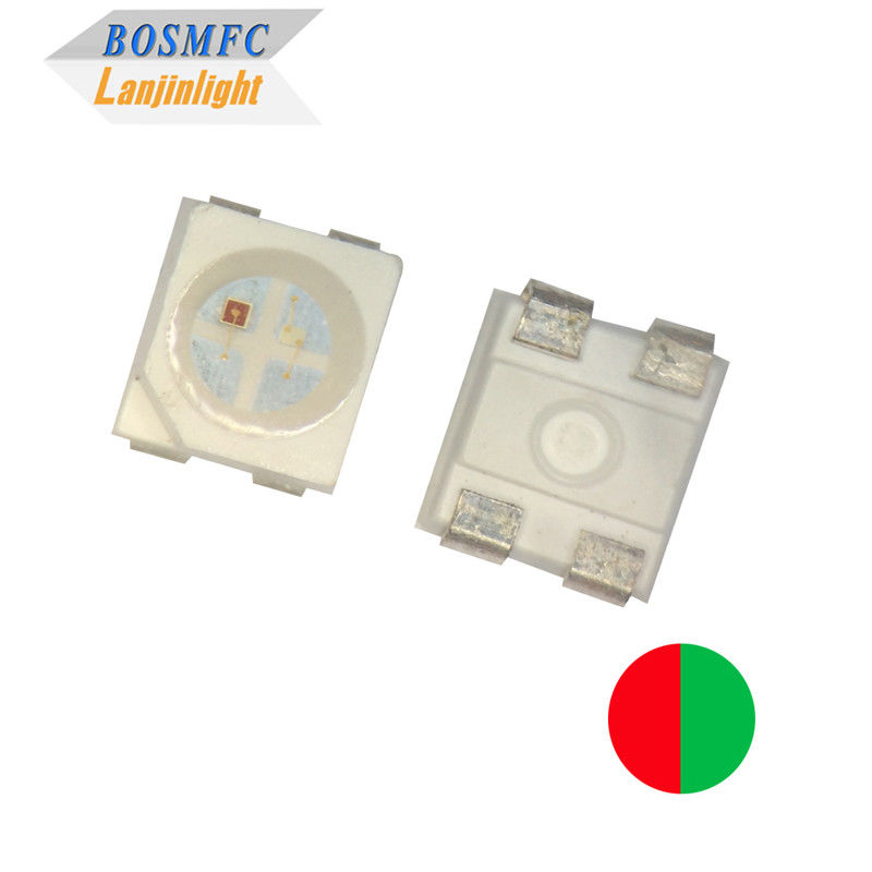 RoHS 20mA LED Bi couleur SMD 3528 Lumière rouge et verte Pour les bandes LED