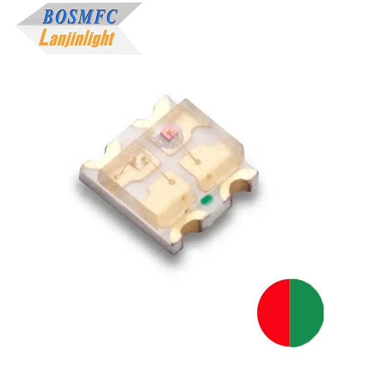 LED bicolore pratique SMD 0603 lumière rouge et verte pour les voyants