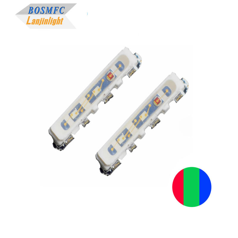 LED à haute luminosité 020 RGB SMD LED PLCC4 à vue latérale LED RGB 4308 Diode couleur complète pour bande LED flexible