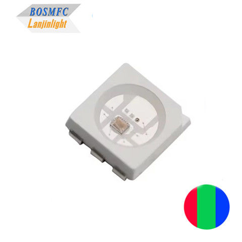 RDC12V PLCC6 5050 RGB LED IC conduite multi couleur SMD LED SK6812 / WS2812B IC