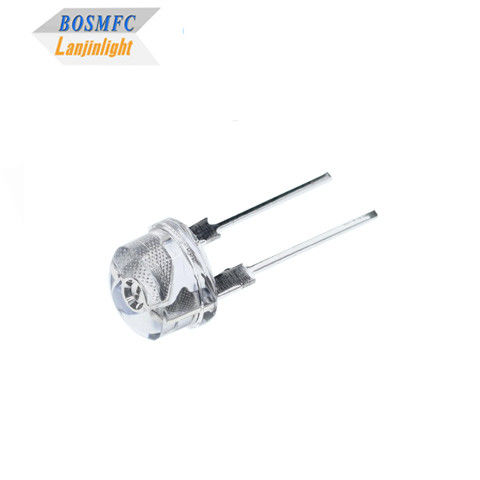 Chapeau de paille 10 mm 8 mm à travers le trou Diode électroluminescente LED pour la lumière de scène