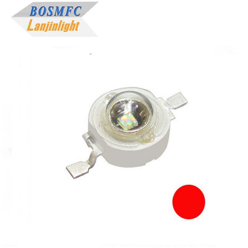 Lampe à LED haute puissance 1W lampe à puce 3W lampe Super rouge pour la lumière spot