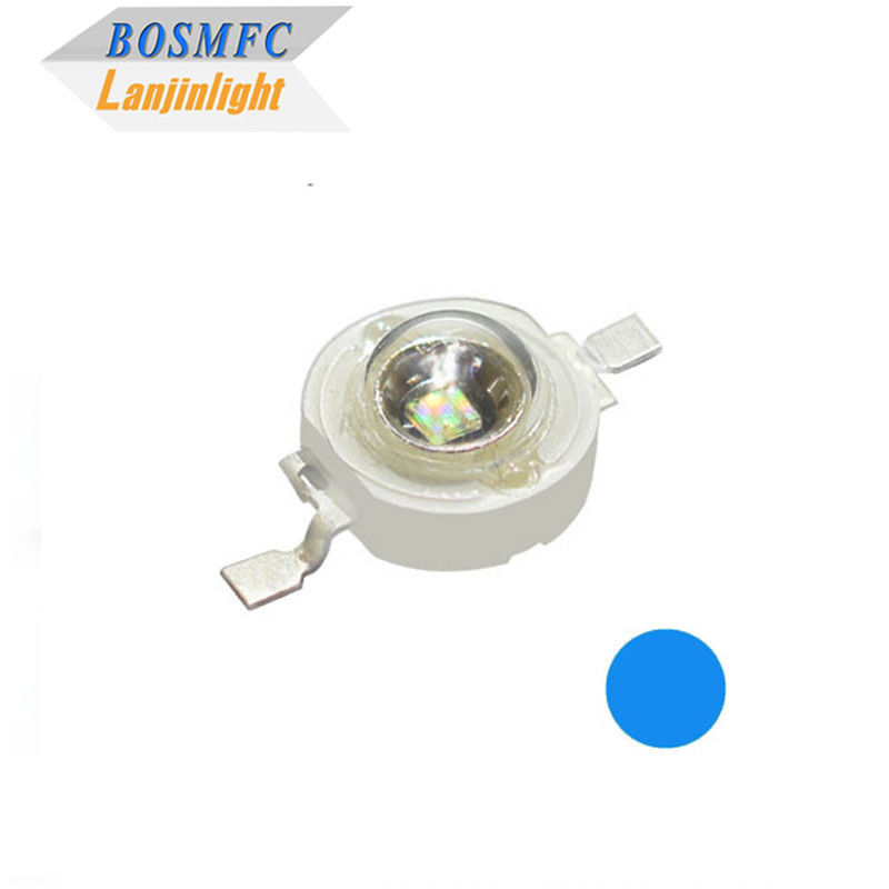 1W 3W puissante puce LED longueur d'onde 460-472m Pour lampes d'éclairage de bricolage
