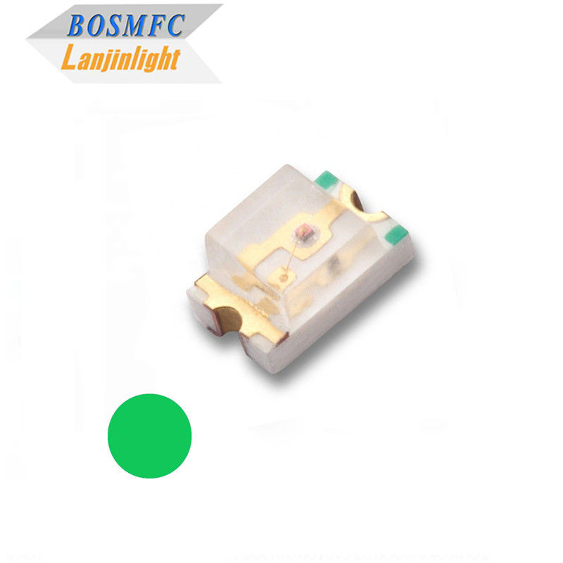 0805 Diode LED SMD supérieure 0,06W 2.8V-3.4V Puce de lumière verte Pour la barre lumineuse LED