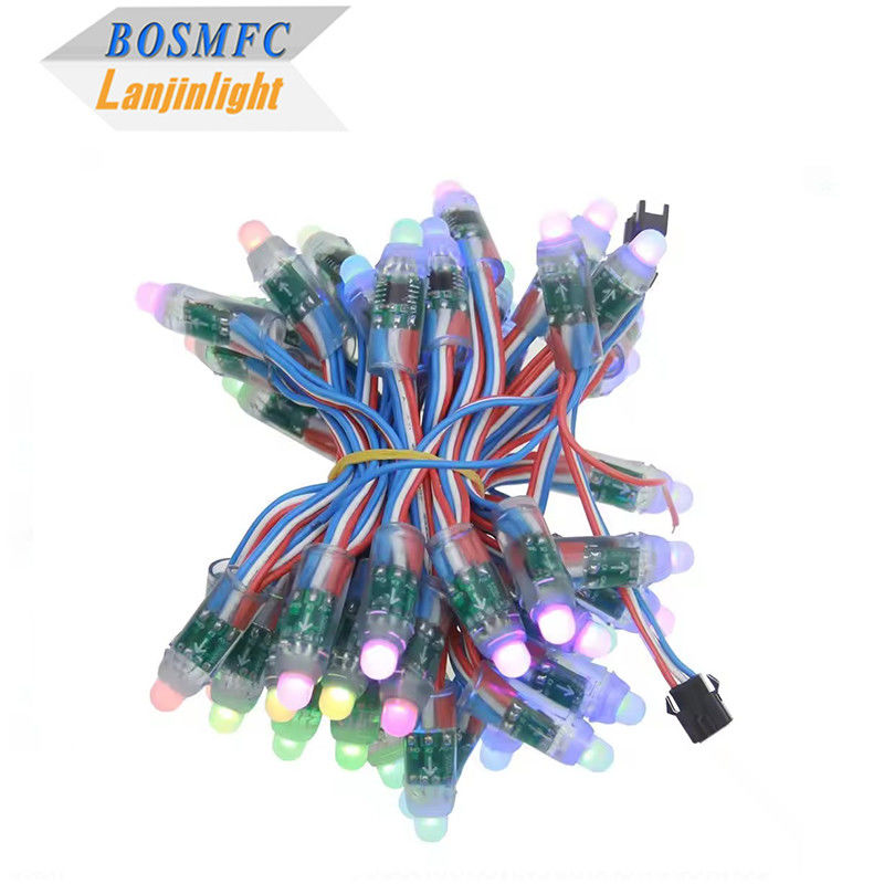 IP68 étanche à l'eau WS2811 Module de pixel LED Lumière à chaîne LED numérique Pixel LED DC5V Multicolore Lumières à chaîne LED