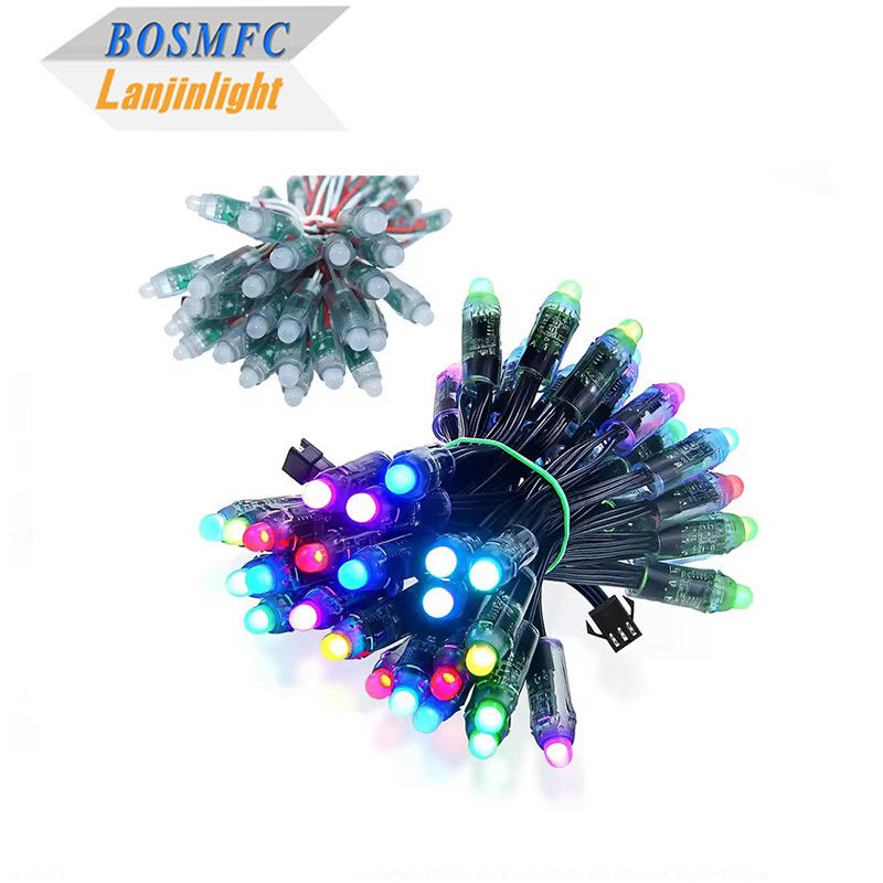 Fabrique en gros WS2811 Couleur de rêve RGB IC 12V LED Pixel Sting Lumières Modules publicitaires Écran LED Points lumineux Noël