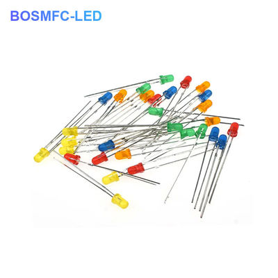 3 mm à travers le trou LED toutes les couleurs F3 plongez conduit pratique pour l'éclairage intérieur