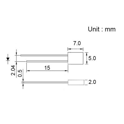 2*5*7mmDiode LED multifonctionnelle à travers trou Pour les feux d'indicateur