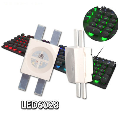 OEM ODM Haute luminosité intégrée IC SK628 RGB 6028 Smd Diode émettrice de puce LED pour clavier mécanique de jeu