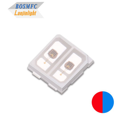 Bi couleur SMD LED 3030 lumière rouge et bleue diode lumineuse multifonction
