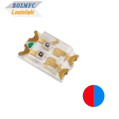 Bi couleur SMD LED 0805 rouge et bleu deux couleurs 0.06W puces Ultra Bright