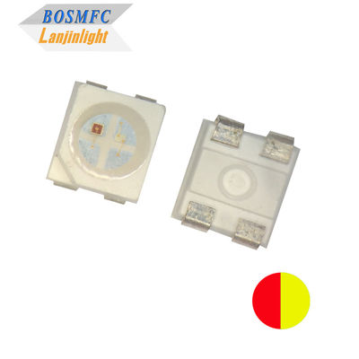 Puce de lumière rouge et jaune 3528 LED SMD PLCC4 stable 4 broches