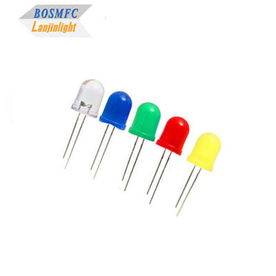 8mm 10mm LED à travers le trou Super brillant, F10 Lamp Single Diode LED usine de vente