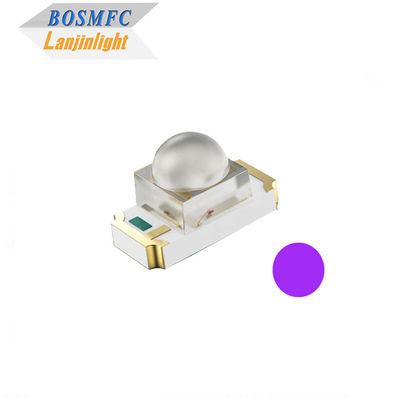 1206 SMD UV LED Chip Dome Lentille 405nm UVA Diode LED lumineuse pour imprimante 3D