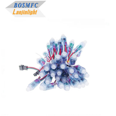 RGB Full Color Pixel étanche à l'eau WS2811 Pixels numériques à adresse LED Globe String Lights 12mm DC 5V