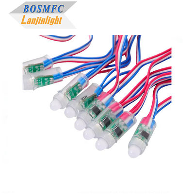 Lumières de Noël Décorations extérieures imperméables à l'eau 12mm LED Pixel Rgb Noël LED Pixel lumières