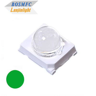 0.2w 60mA Haute luminosité 20 000mcd Vert 2835 SMD LED 30 degrés Diode de lentille à dôme pour feux de circulation
