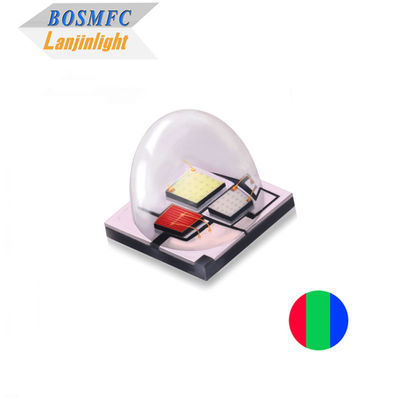 9W LED haute puissance 5050 RGB LED 60 degrés Lentille à dôme Diode SMD Pour les lampes de scène extérieures