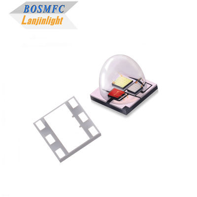 9W LED haute puissance 5050 RGB LED 60 degrés Lentille à dôme Diode SMD Pour les lampes de scène extérieures