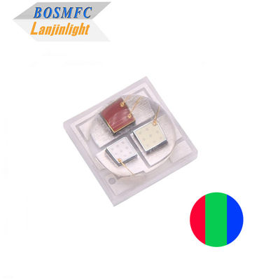 3W 3535 RGB LED 120 degrés Dome Lentille 3 en 1 pleine couleur en céramique haute puissance SMD LED usine vendre