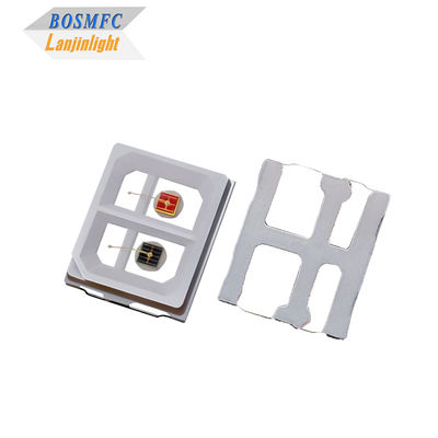 LED SMD 2835 tricolore rouge 660nm + bleu 460nm + IR 830nm à puce combinée pour luminothérapie et lumière faciale