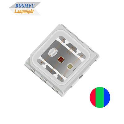 1.5W 5050 RGB LED dome lentille puissante puce LED tricolore 3 * 0.5W